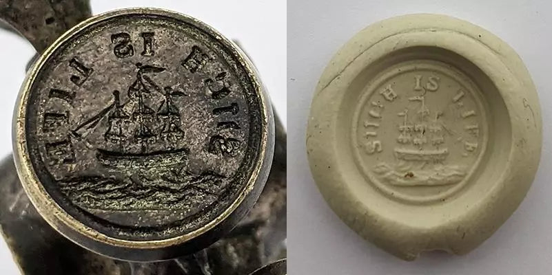 1800s Victorian NINE Multi Wheel Intaglio Letter Seal