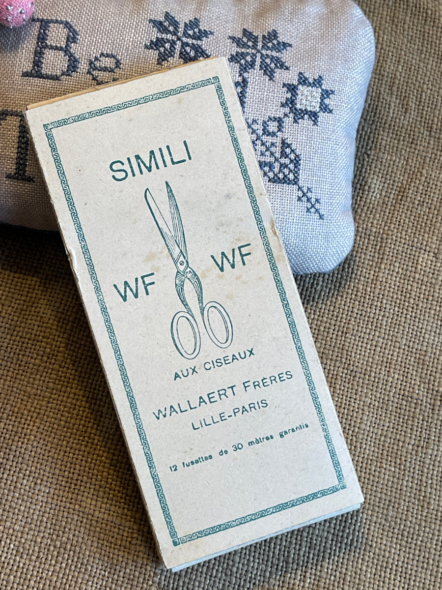 Haberdashery collection of Blue Simili Wallaert Freres Threads ...