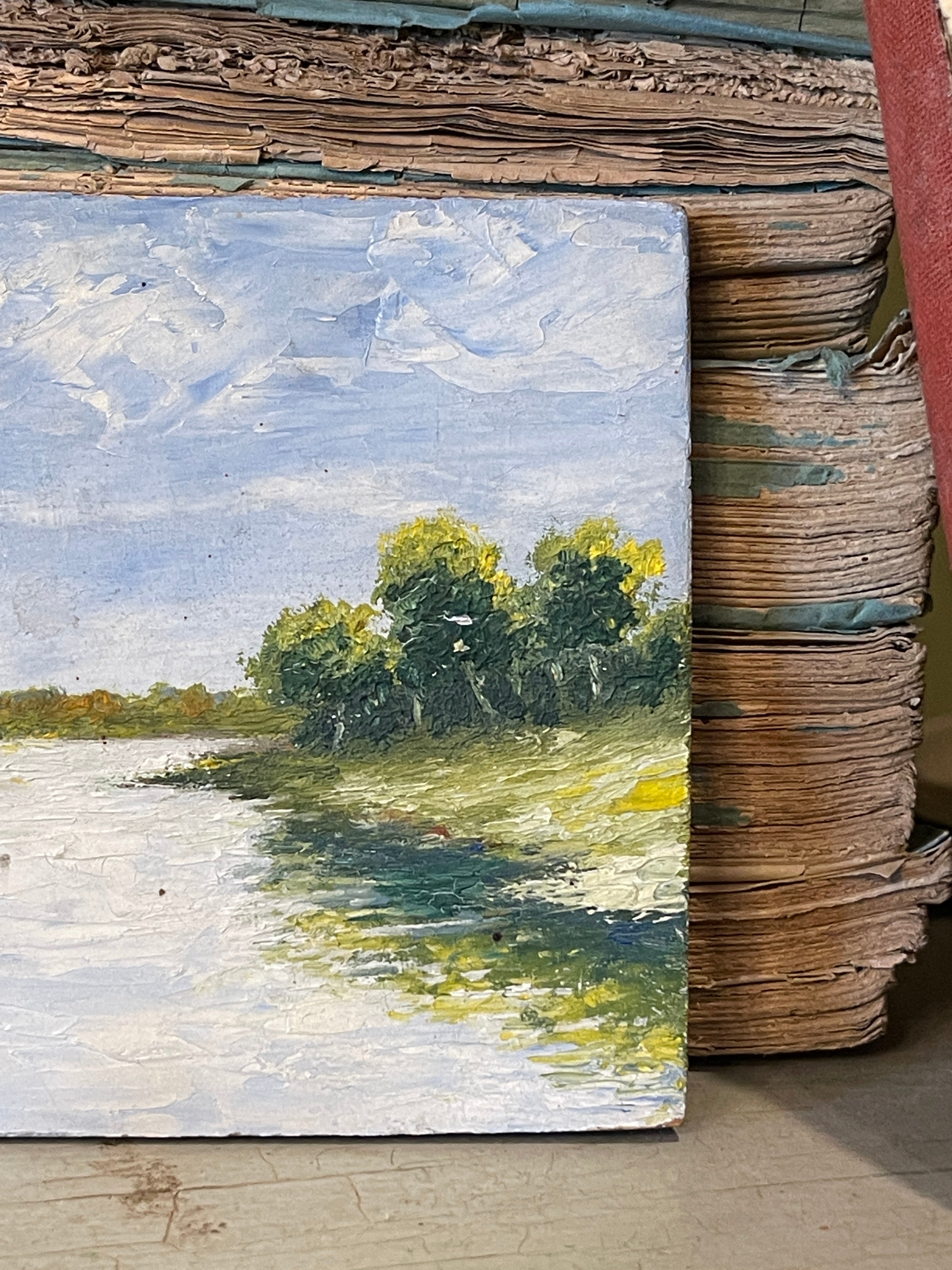 Original French Oil Painting