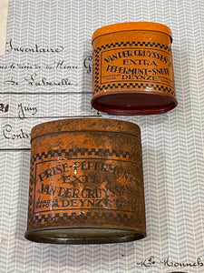 Vintage Vander Cruyssen's Extra Pepermunt Snuif Deynze Snuff Tins
