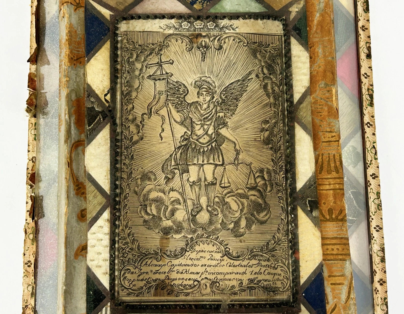 RARE Antique Relic of St Michael