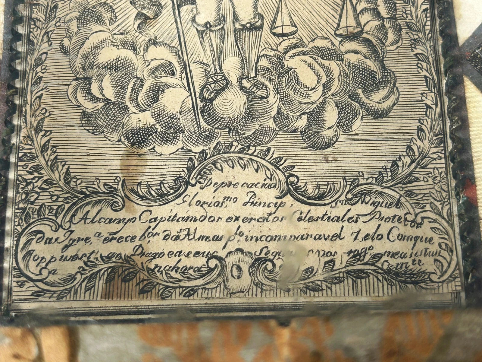 RARE Antique Relic of St Michael