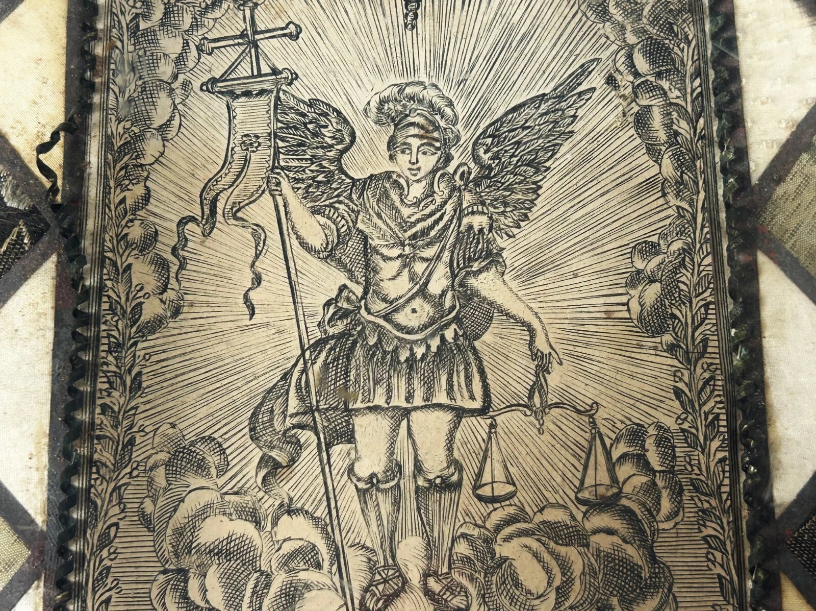 RARE Antique Relic of St Michael