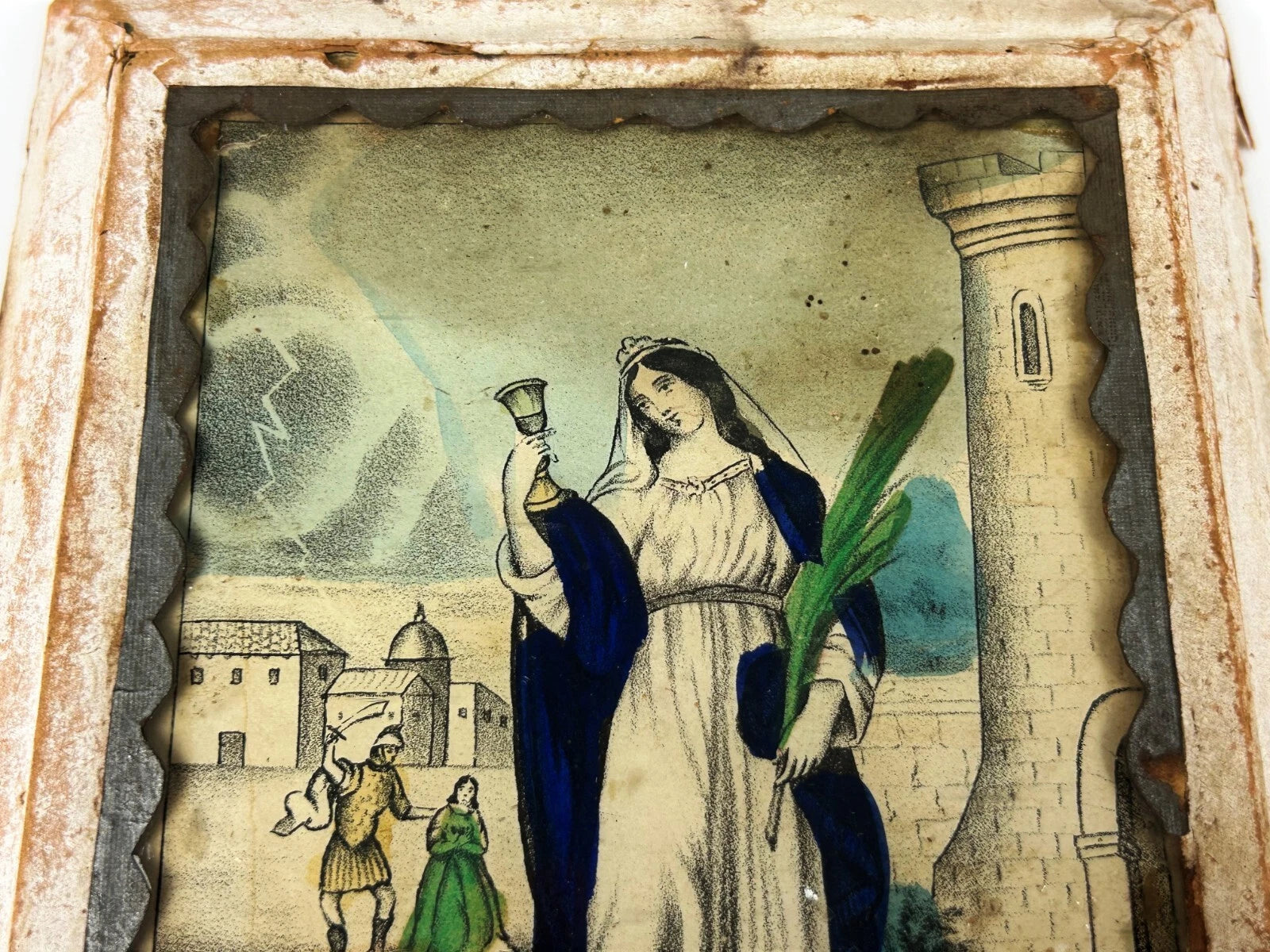 RARE Antique Relic of St BARBARA