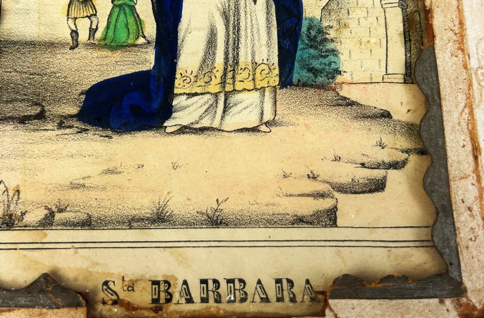 RARE Antique Relic of St BARBARA