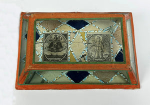 RARE Antique Relic of The Virgin Mary and St Eufemia