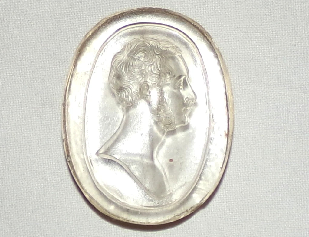 1800s Male Bust Intaglio Seal