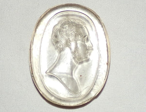 1800s Male Bust Intaglio Seal