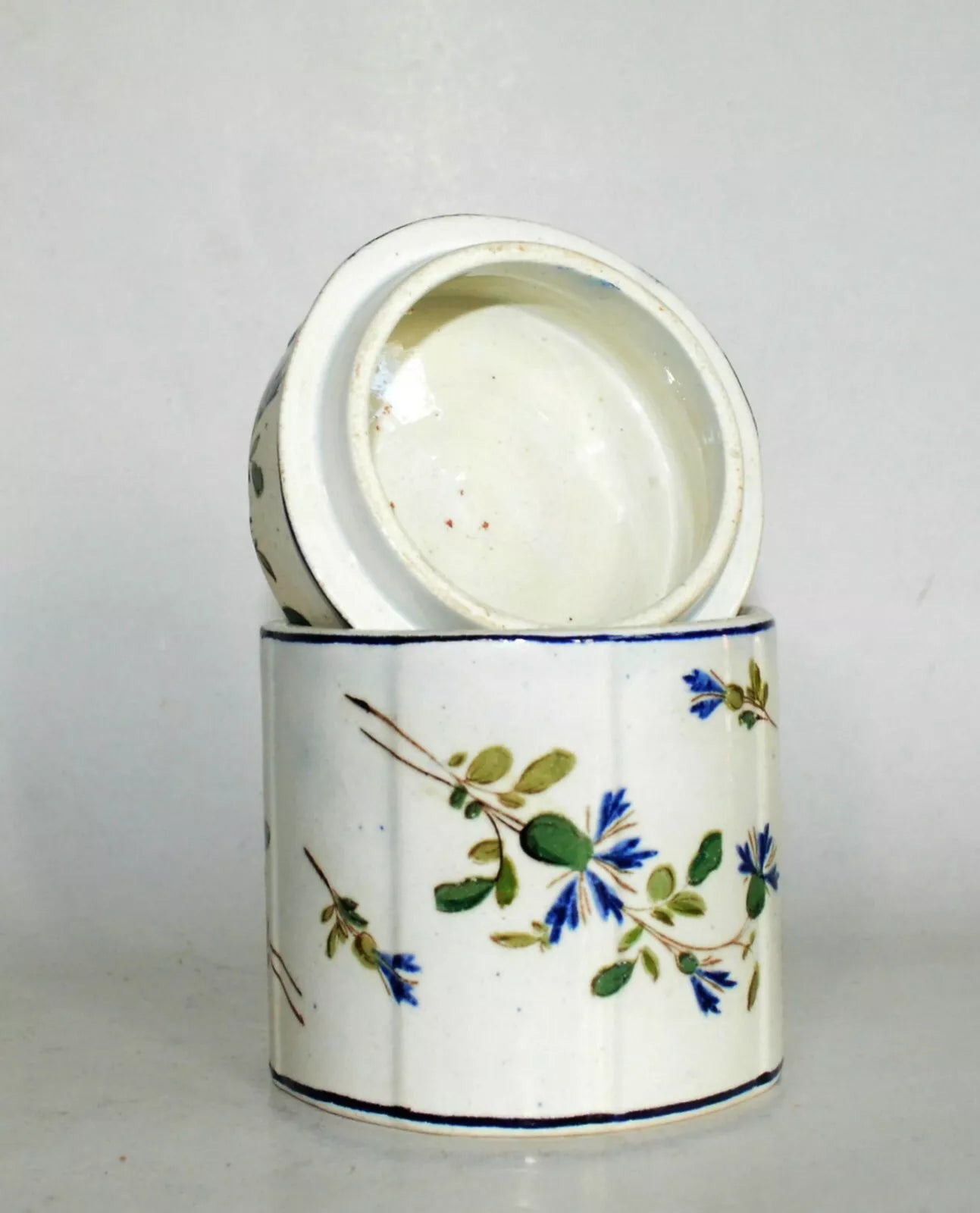 Antique French Gien Jar circa 1875