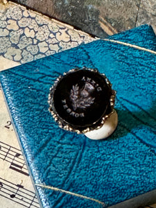 Georgian Scottish Thistle Seal - DINNA FORGET
