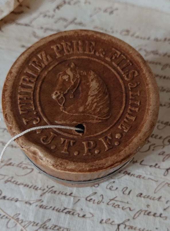 Antique Thread or String Box