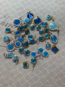 Original Vintage Blue Medals from France