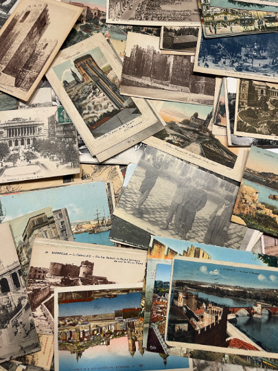 French Travel Postcards in sets of 18