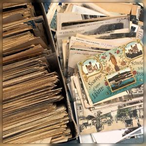 French Travel Postcards in sets of 18