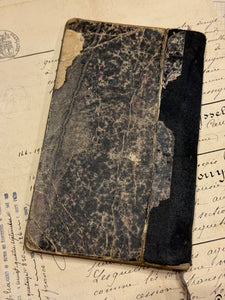 Vintage 1930's French Marbled Notebook