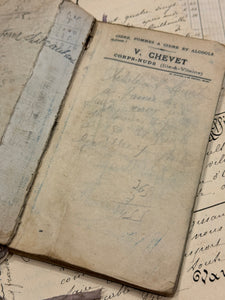 Vintage 1930's French Marbled Notebook
