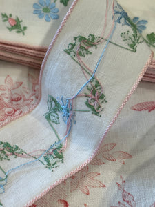 Vintage French Floral Ribbon Trim