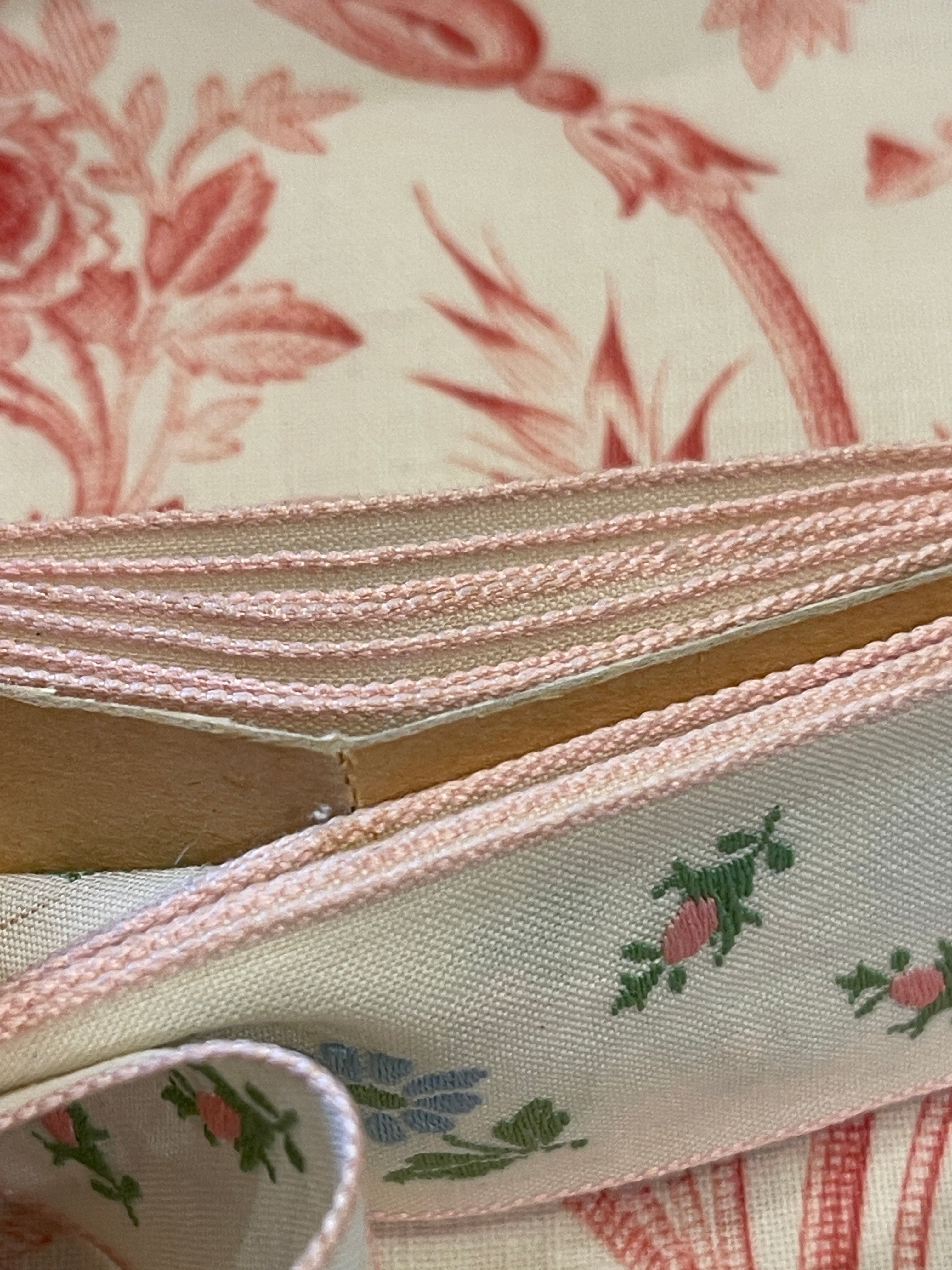 Vintage French Floral Ribbon Trim