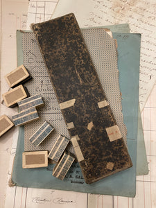 Original Rectangle Antique  French Paper Boxes