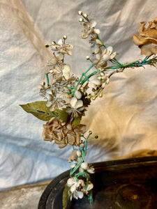 Antique 1800's French Globe De Mariee' Wedding Stand With Floral Arch