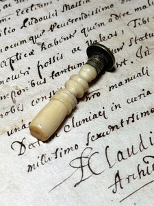 1800's Antique "WHEN I LIVE I'LL CROW" Intaglio Seal