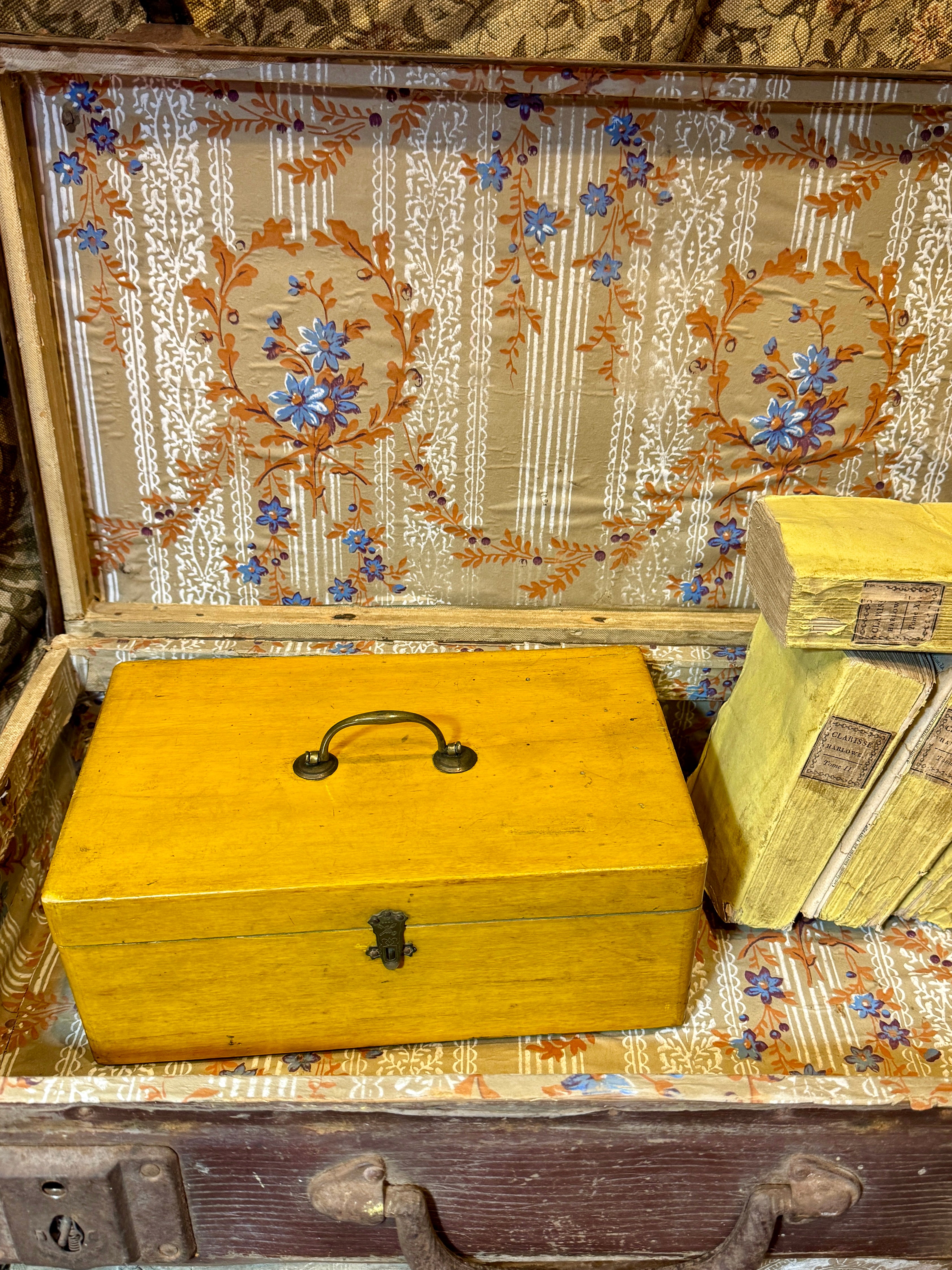 Beautiful Vintage French Wooden Box
