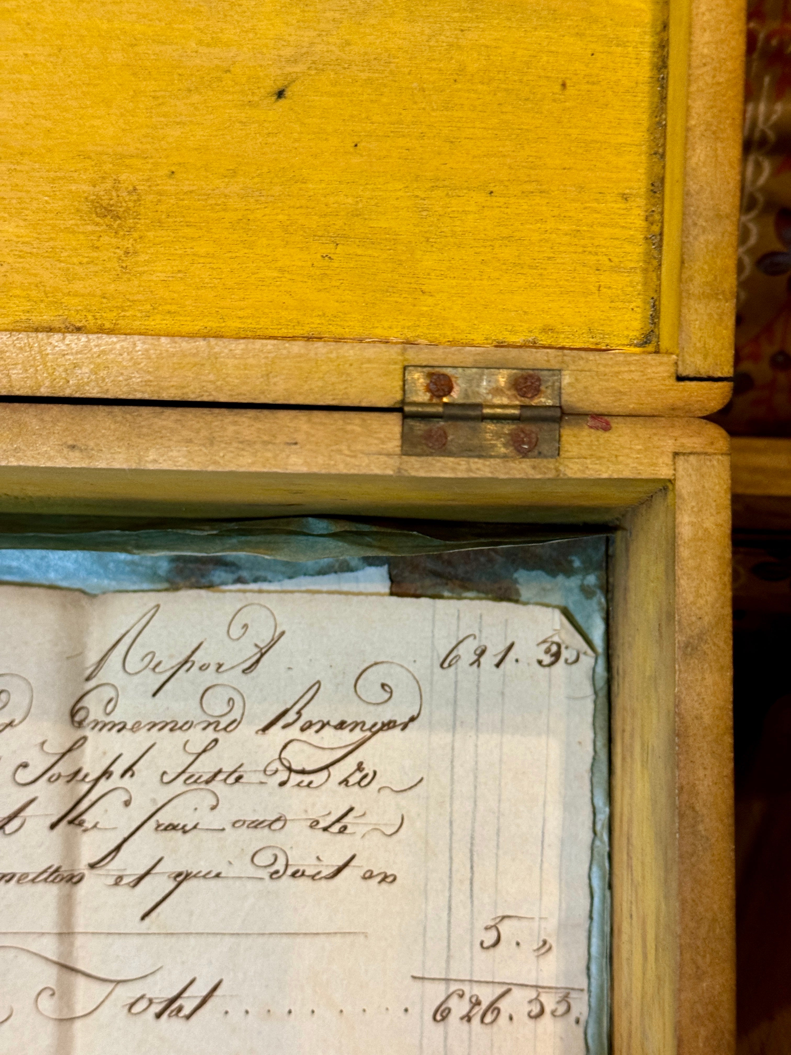 Beautiful Vintage French Wooden Box