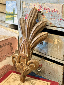 1800's French Wood Pediment