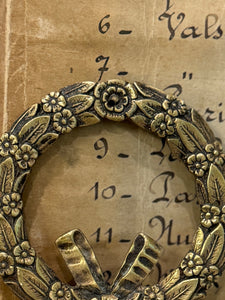 Lovely 19th Century Wreath Ormolu Mounts