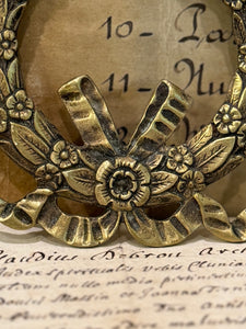 Lovely 19th Century Wreath Ormolu Mounts