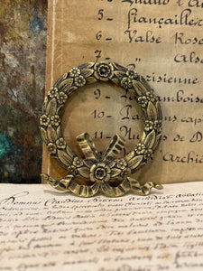 Lovely 19th Century Wreath Ormolu Mounts