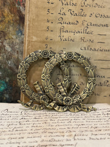 Lovely 19th Century Wreath Ormolu Mounts