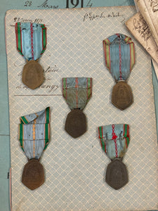 WW2 French Commemorative Bronze Medal 1939 - 1945