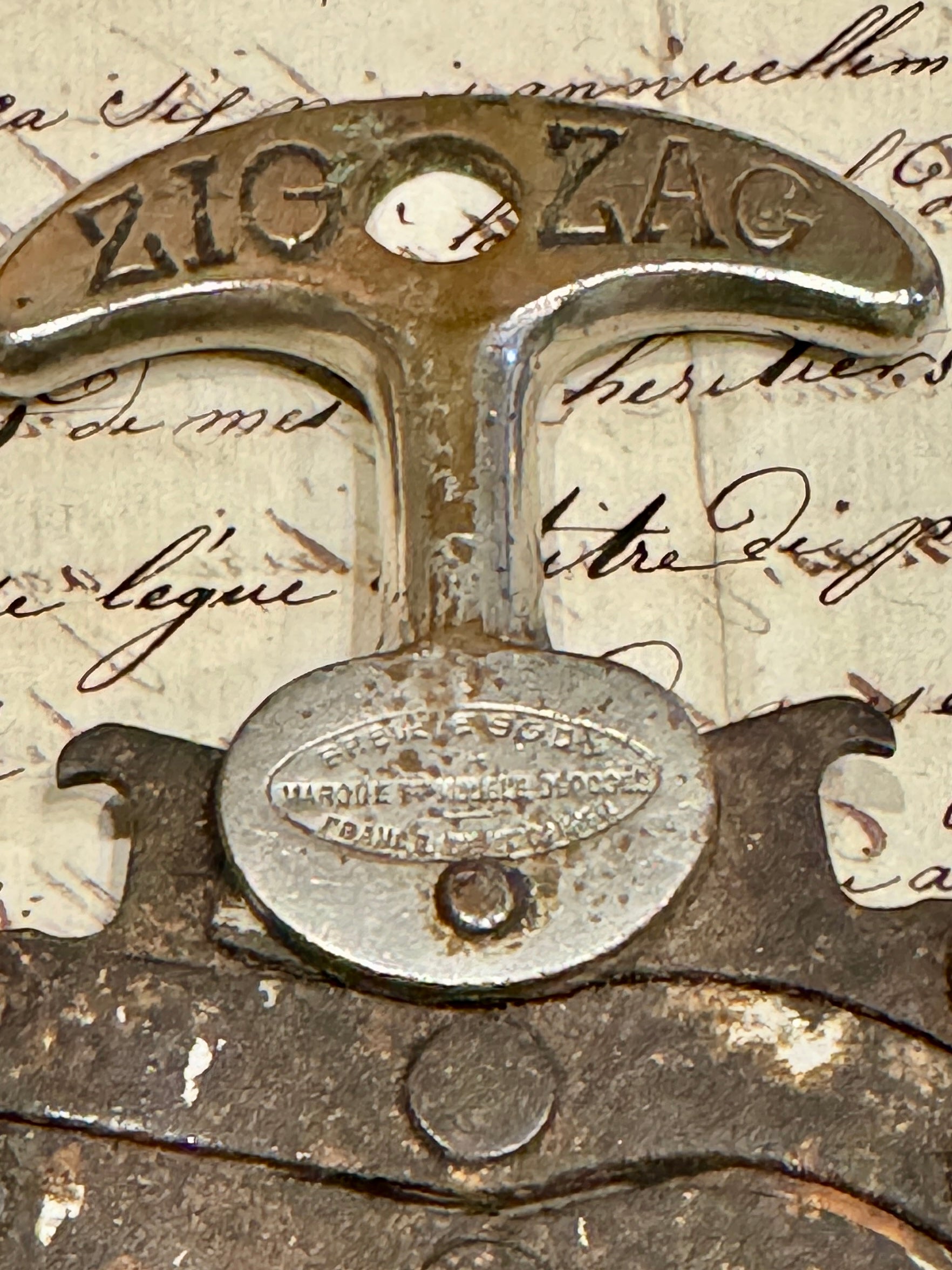 Vintage French ZIG ZAG Corkscrew