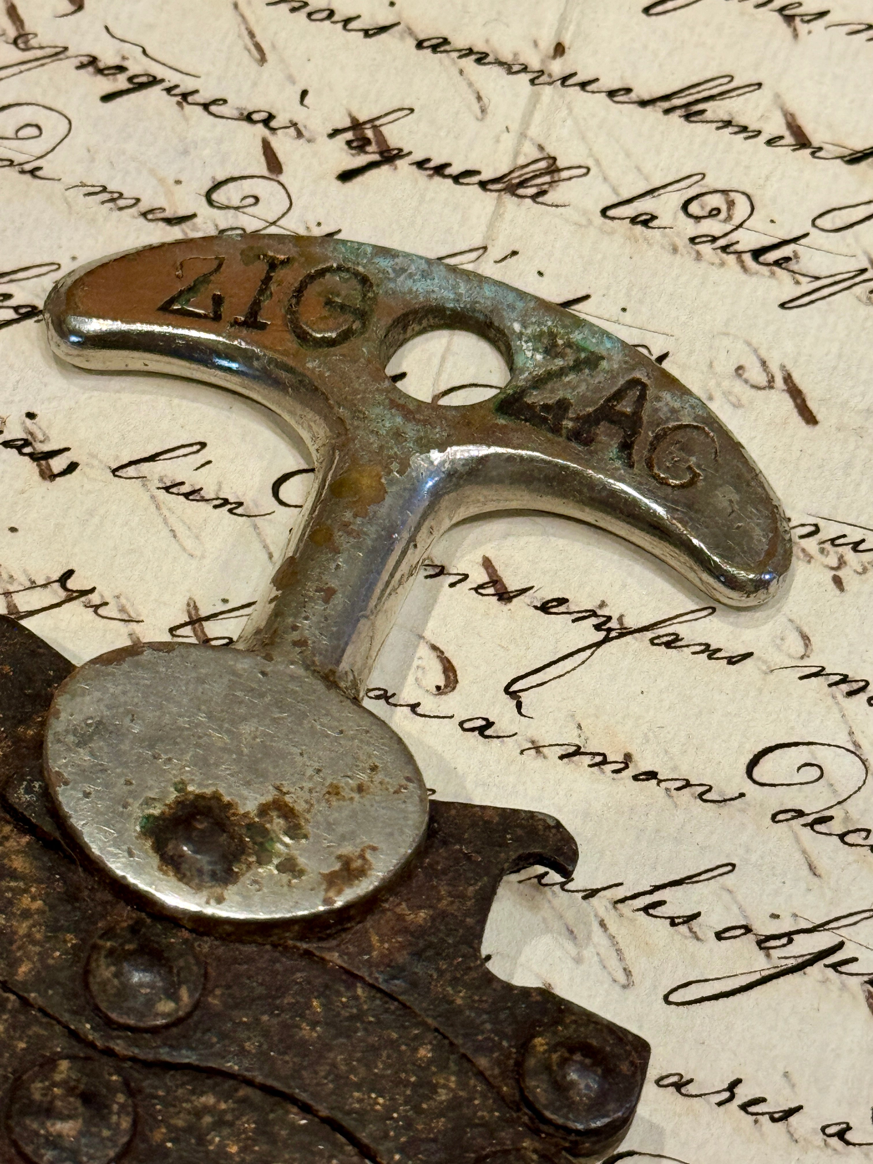 Vintage French ZIG ZAG Corkscrew