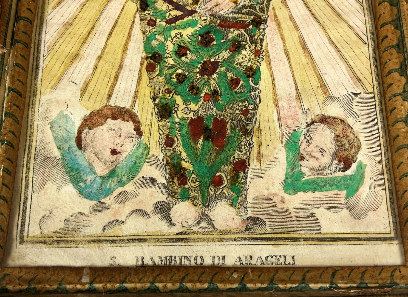 RESERVED - RARE Antique Relic of S. BAMBINO DI ARACELI