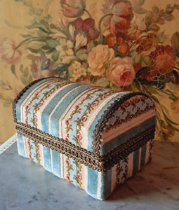 Vintage French Dome-Top Boudoir Box