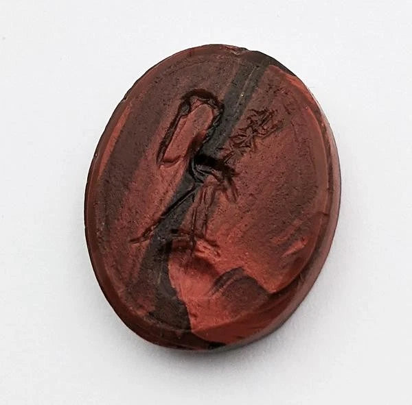 Georgian Crane Glass Seal