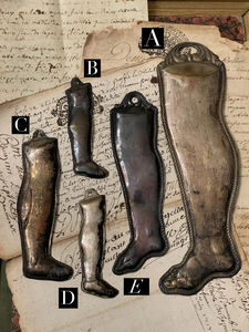 Original Antique Ex Voto's from Italy and France - Legs