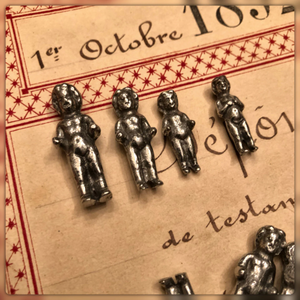 MP EXCLUSIVE Pewter Frozen Charlotte's .75" - 1.25"