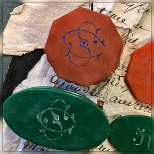 Antique French Gaming Tokens/Chips