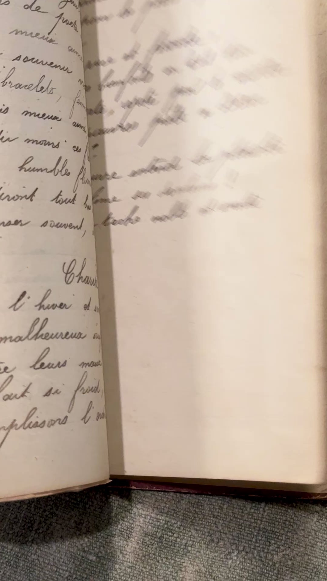 Antique French 1878 Notebook