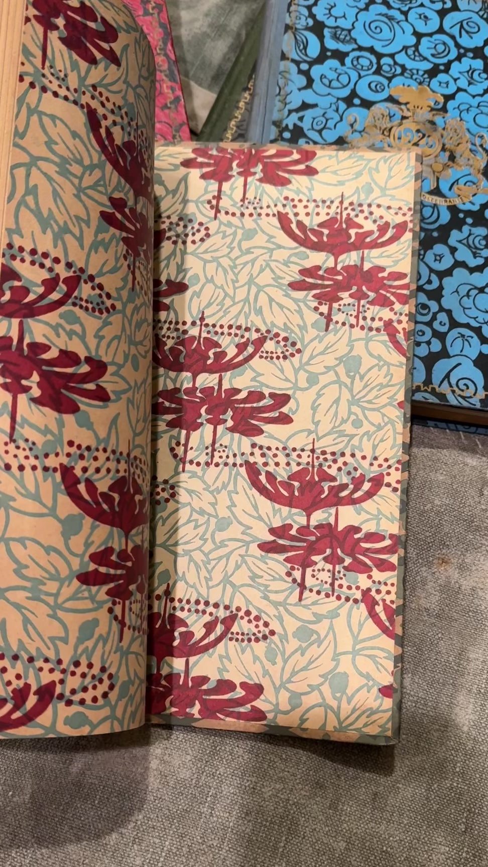 Antique 1927 Decorative French Agenda