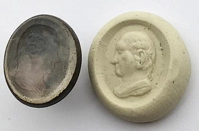 Early 1800s Male Bust Intaglio Seal