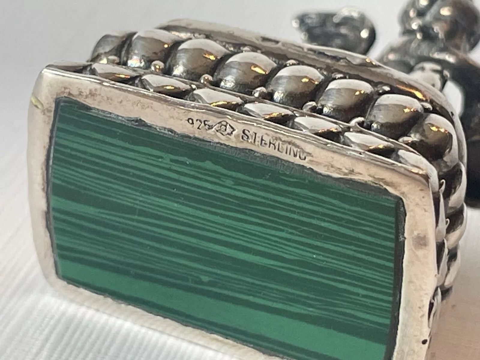 Antique Silver Cherub Wax Seal Stamp