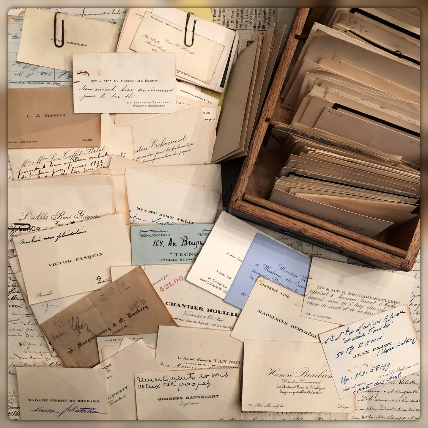 Vintage Calling Card Bundles in sets of 8