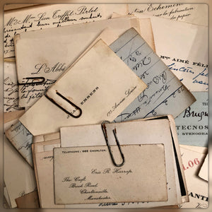 Vintage Calling Card Bundles in sets of 8