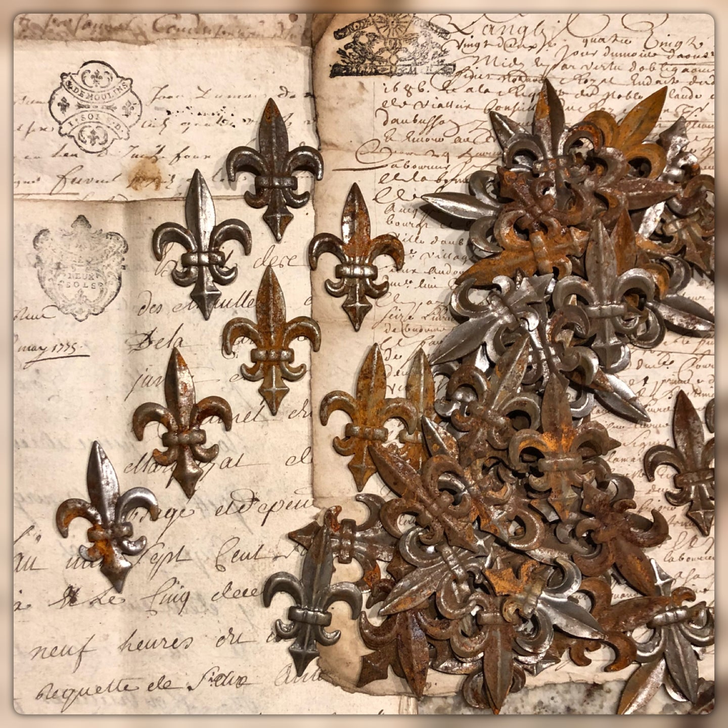 Vintage Fleur De Lis