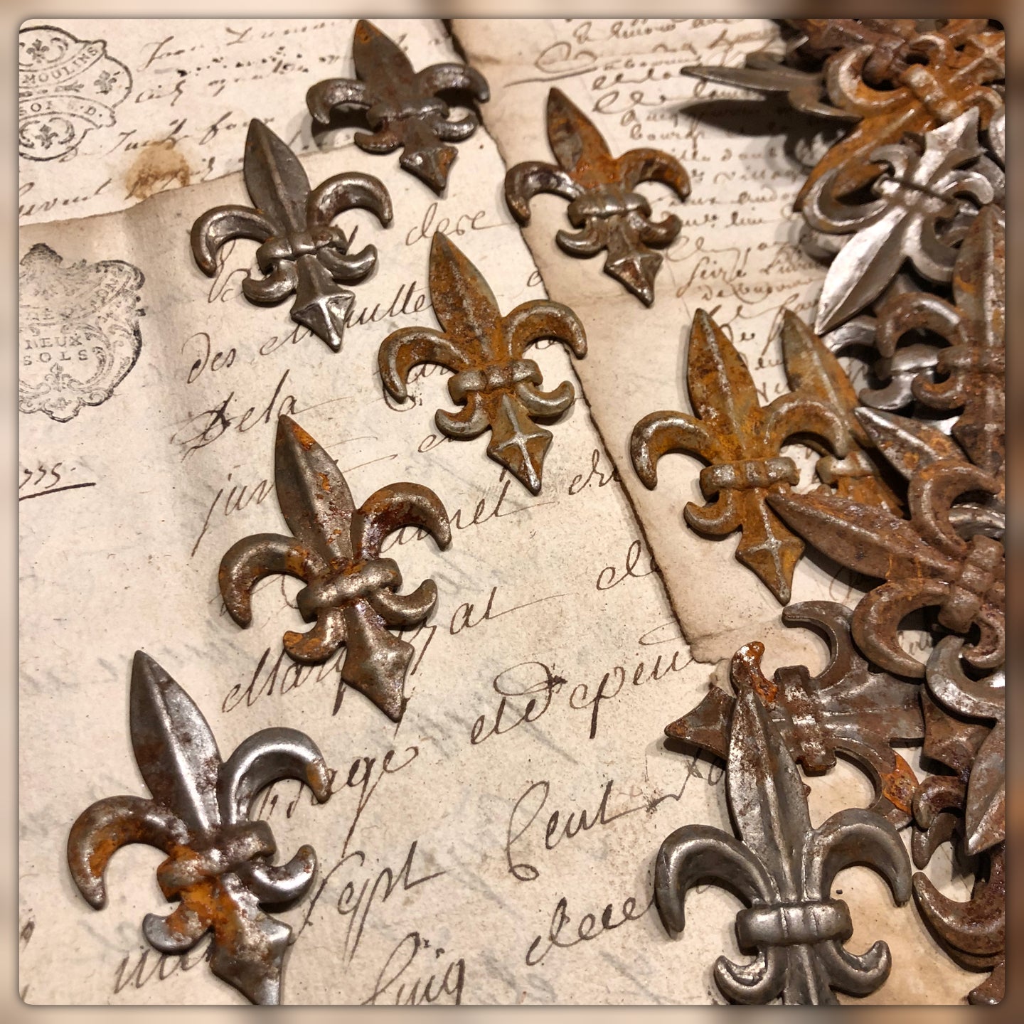 Vintage Fleur De Lis