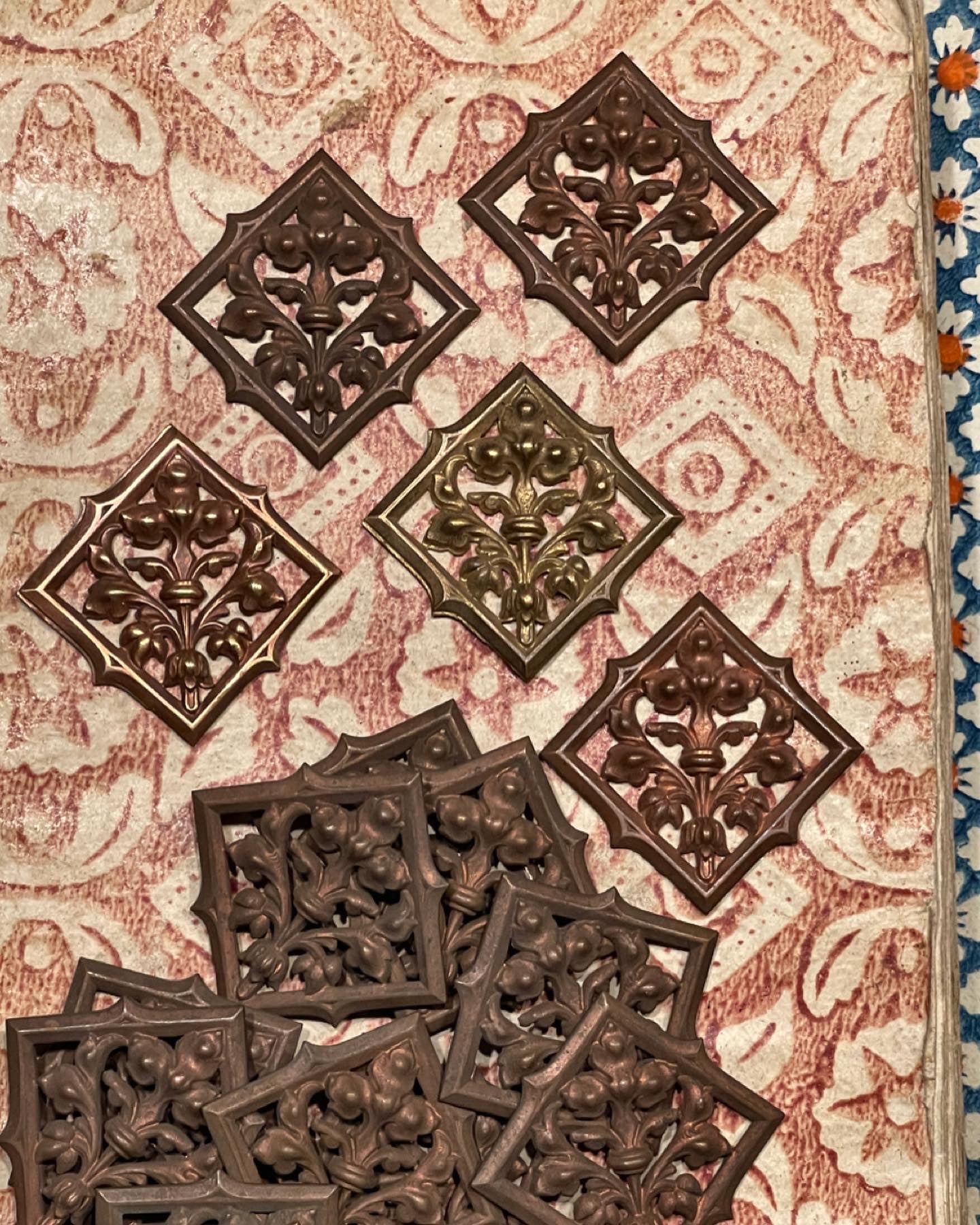 RARE 1800's Antique French FLEUR DE LIS